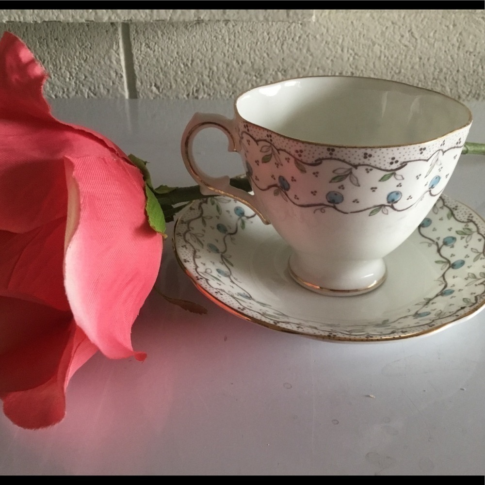 RARE BLUE ROYAL STUART #56‎ TEA CUP